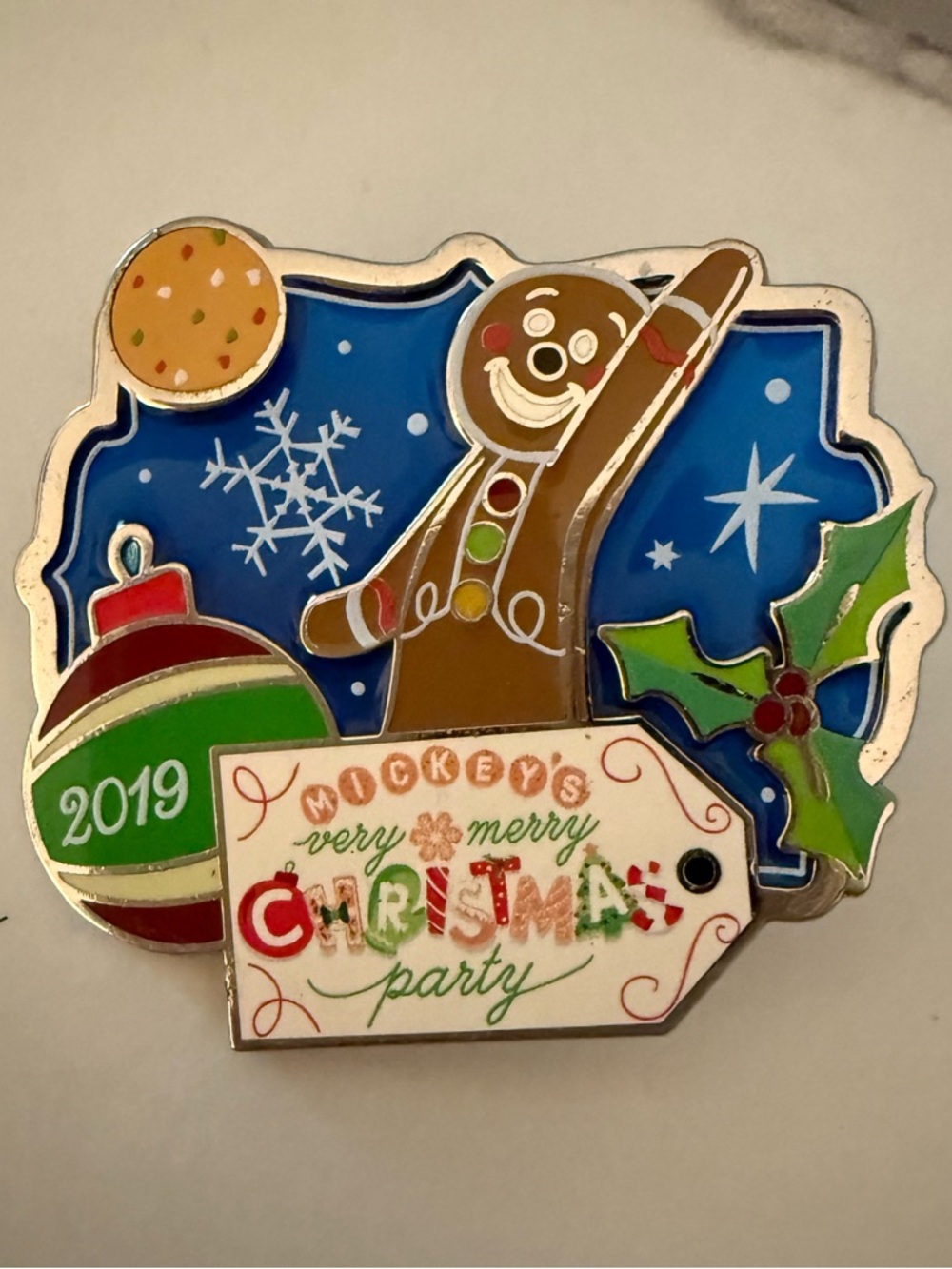 Mickey's Very Merry Christmas Party 2019 Gingerbread Pin